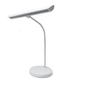 Infitronic Schreibtischlampe IN18LEDKLW, weiß, LED, dimmbar, Touchpanel, 450 Lumen, warmweiß
