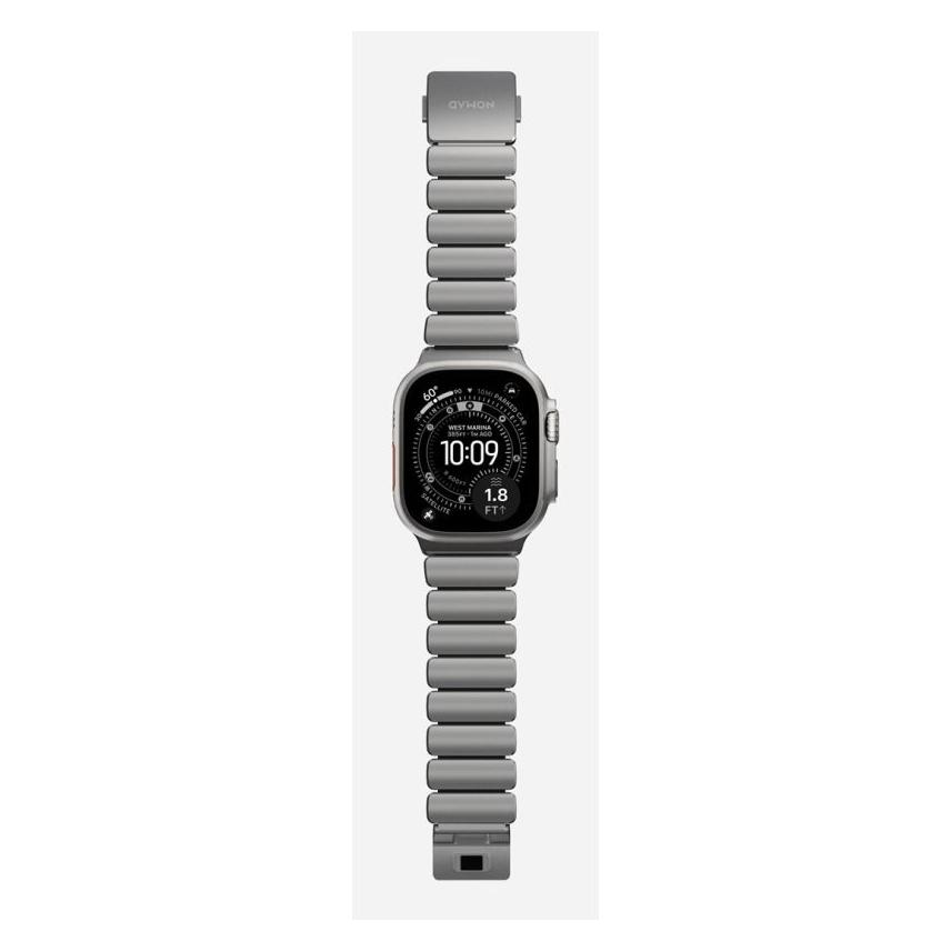 Nomad Spartan Band Natural Titanium Black 49mm (FKM, Titan, Titanium) (NM014421858)