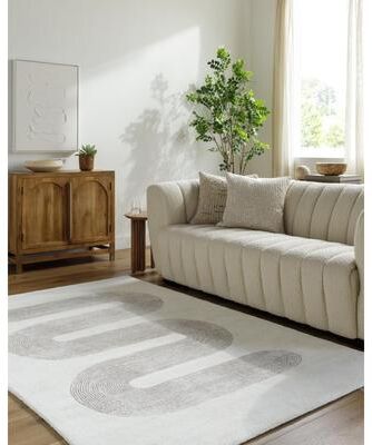 Livabliss Michaela Casual Solid Color Wool Area Rug