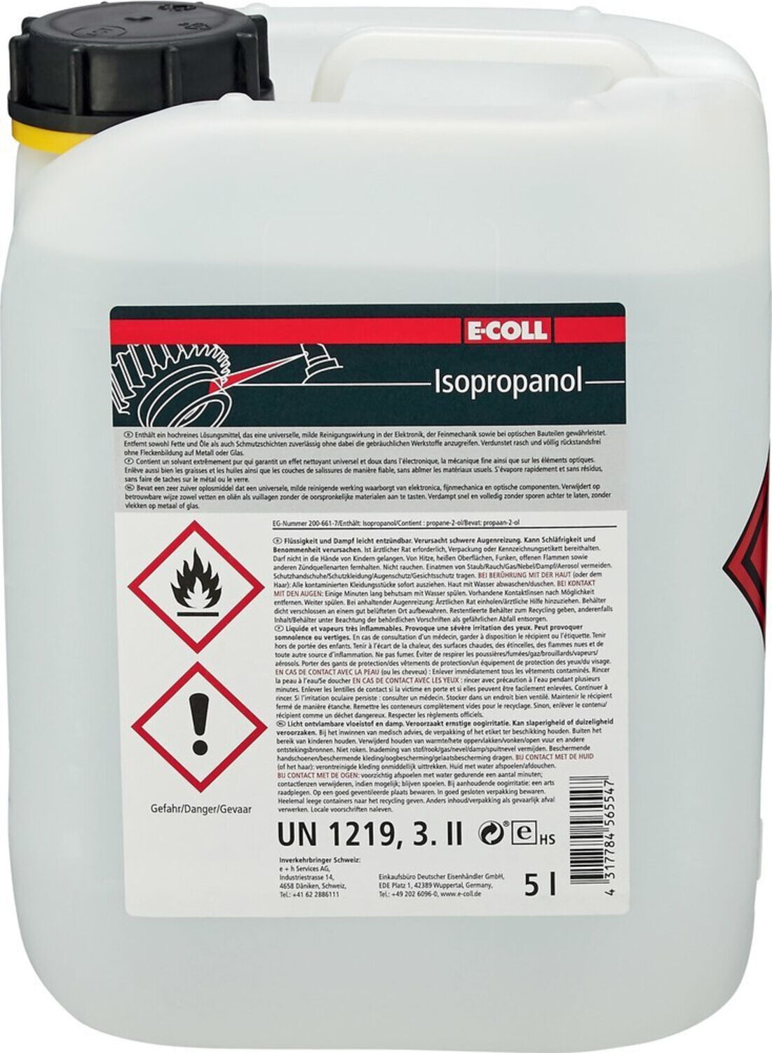 E-COLL Isopropanol-Reiniger 5L Kanister (4317784565547)