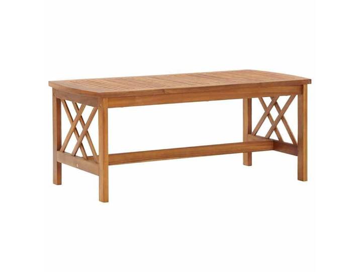 Table basse 102x50x43 cm Bois d'acacia solide - Cadre durable - design élégant(11258)