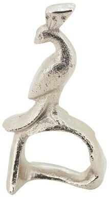 Saro Lifestyle Peacock Napkin Ring (Set of 4)