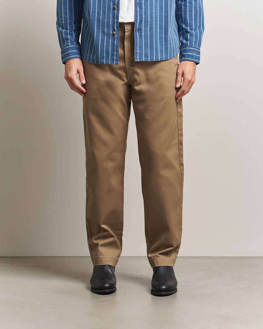 Carhartt WIP Master Pants Leather men W36L32 Brun