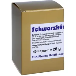 Schwarz Kümmel Öl