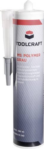 TOOLCRAFT MS POLYMER Klebe- und Dichtmasse Herstellerfarbe Grau MSP.K290G 290ml