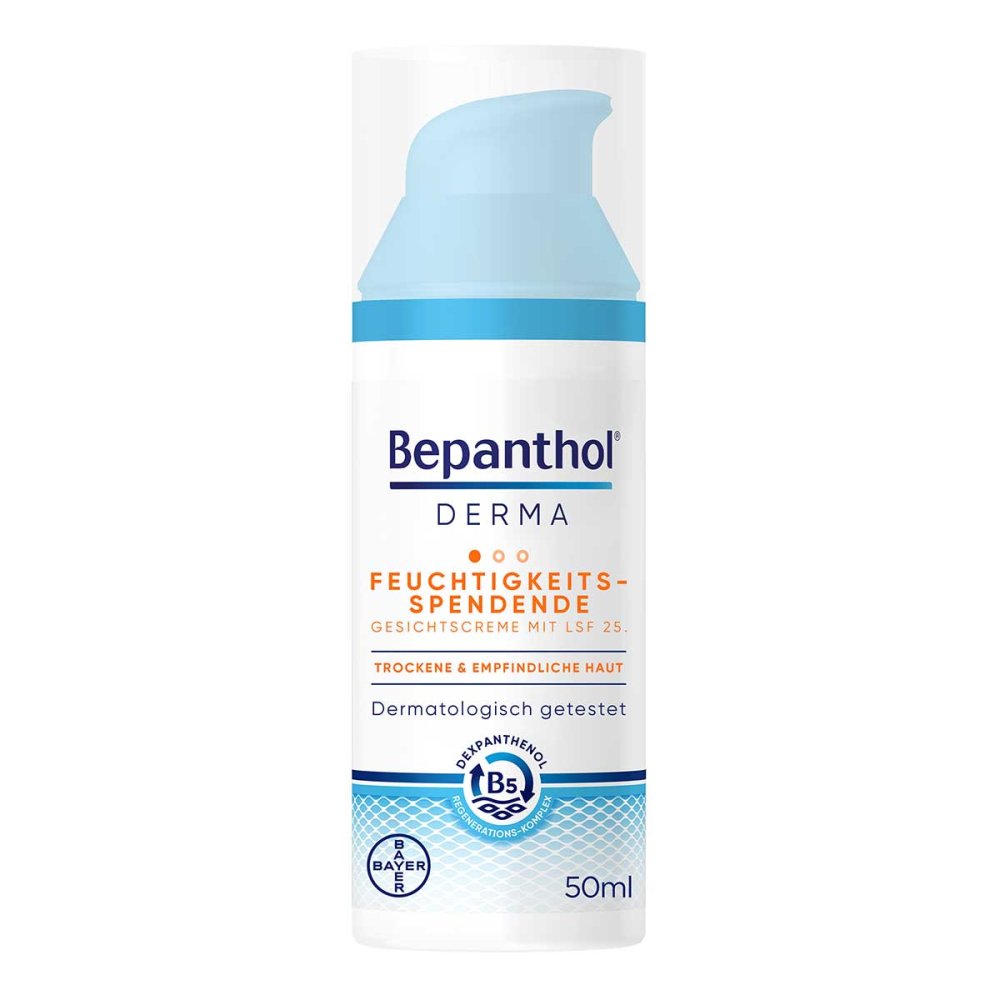 Bayer Vital GmbH Bepanthol Derma Feuchtigkeitsspendende Gesichtscreme mit LSF 25 16529820