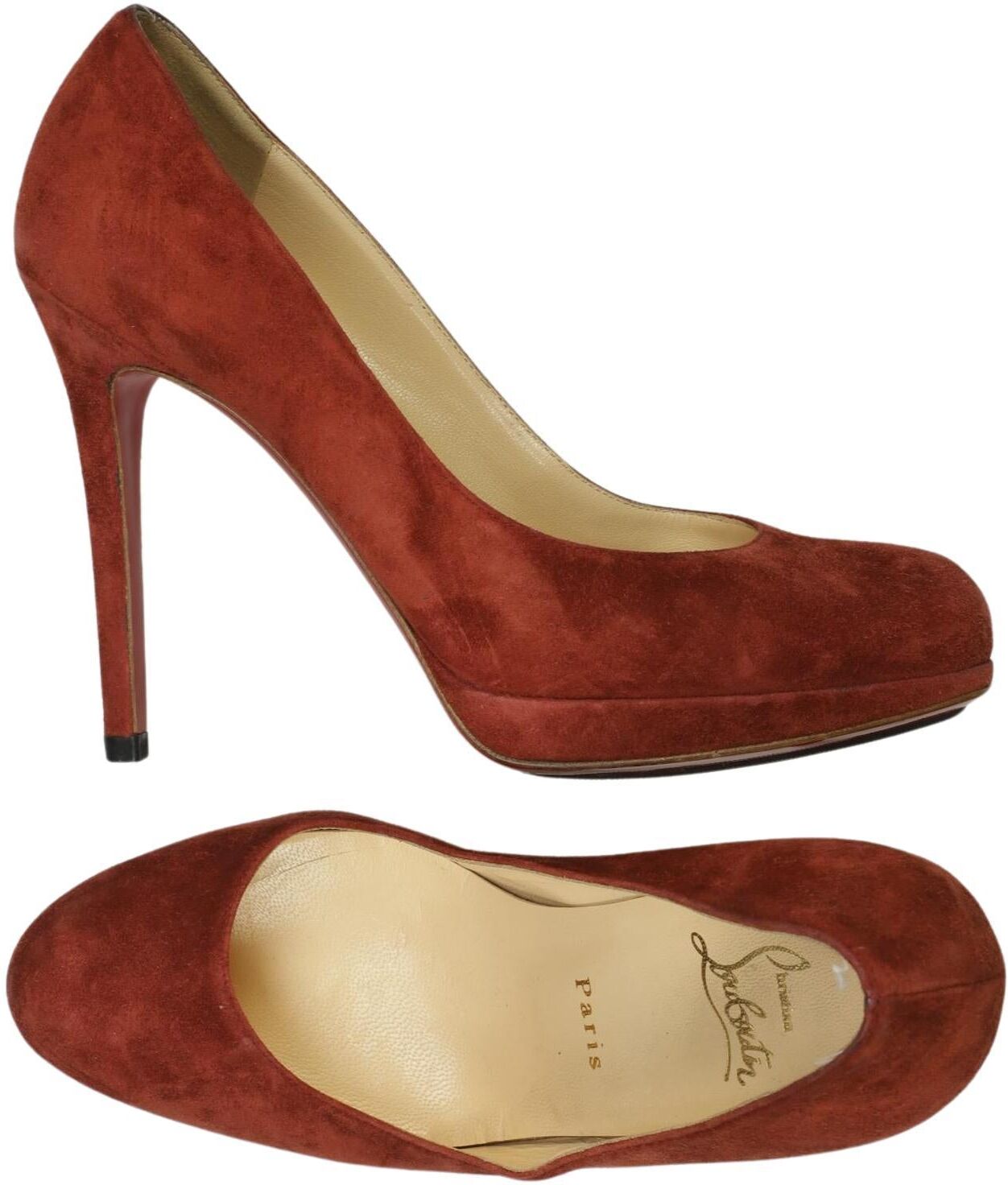 Christian Louboutin Damen Pumps, Rot, Gr. EU 37.5, kein / Etikett - Second Hand