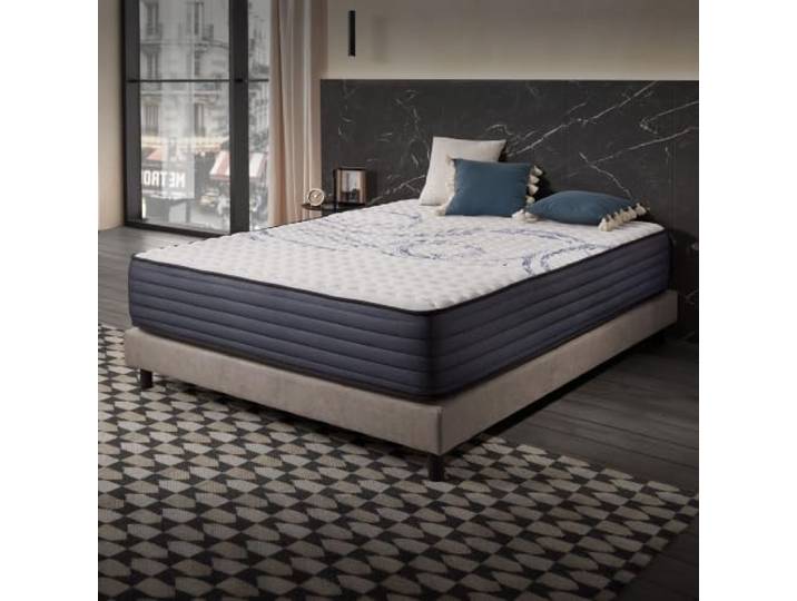 Naturalex - Hybride - Matratze 160x200 cm - Höhe 26 cm Taschenfederkernmatratze - PerfectSleep - 160x200 cm H2/H3 - Matratze Hybride 160x200 - Öko-tex Zertifiziert - Latex Blue 7
