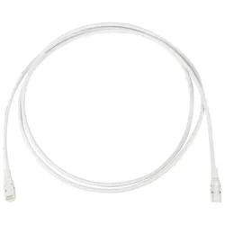 2x R&M Patchkabel Cat 6A, U/UTP, 5 m, Grau (U/UTP, CAT6a, 5 m), Netzwerkkabel