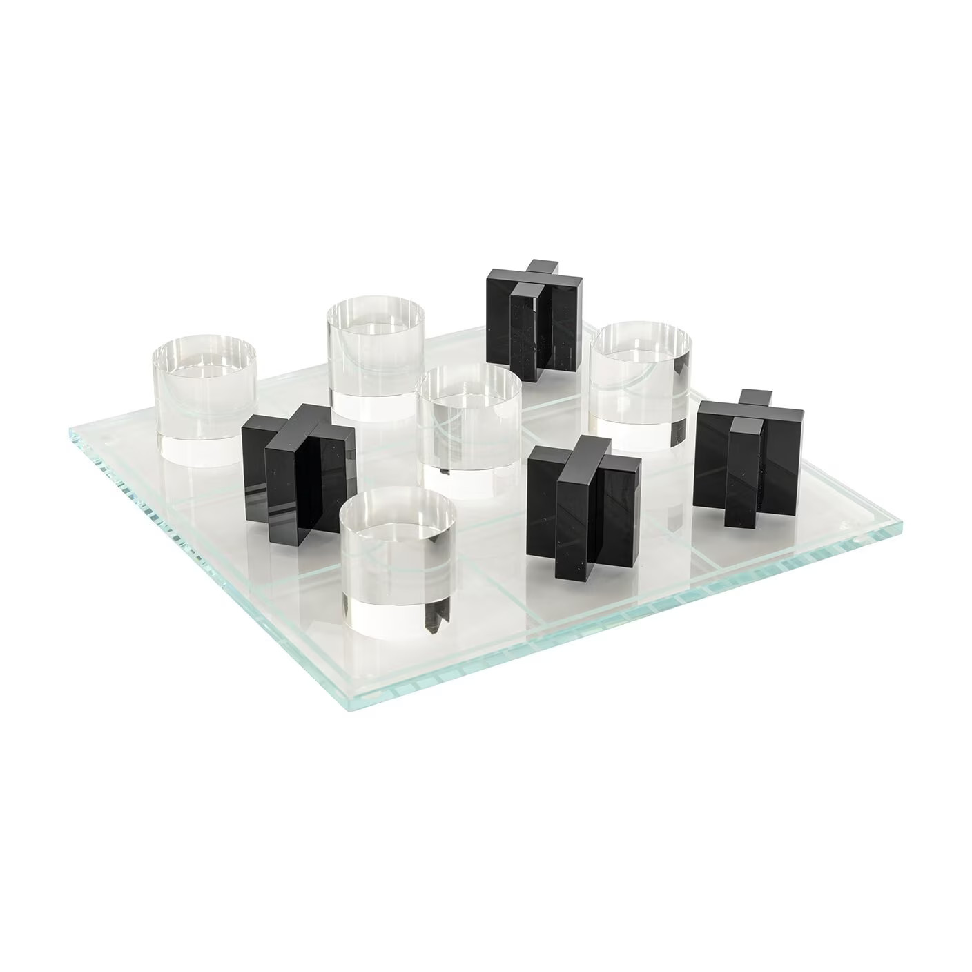 Richmond Interiors Ornament Zala Tic Tac Toe - Transparant