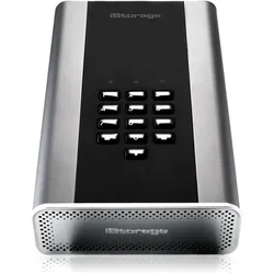 iStorage diskAshur DT2 8TB FIPS CERT (8 TB), Externe Festplatte, Schwarz