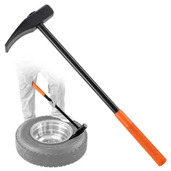 VEVOR Reifenmontiergerät Manueller Reifenwechsler Reifenhammer 81 cm Griff Reifenwerkzeug mit Entenschnabelförmiger Abdrückkeil zur Montage Demontage für Autoreparaturen von Universalen Fahrzeugtypen