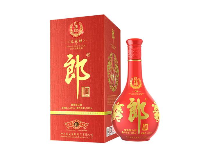 【Cadeaux Fete de la Mi-Automne】 Langjiu Honghua Lang Baijiu 53° 500 ml