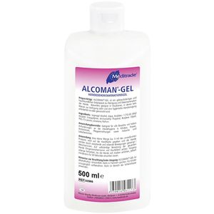 Meditrade Desinfektionsmittel Alcoman Gel, alkoholisch, Händedesinfektion, 500ml