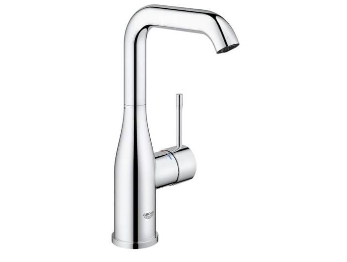 Essence Mitigeur monocommande pour lavabo, Taille L, cartouche en céramique, Chrome (23541001)