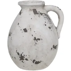 Chic Antique Frejus Kanne aus Terrakotta, H28,5/D24 cm creme