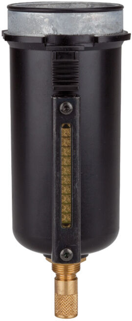 Conteneur métallique Riegler avec tube de visée et joint torique avec vidange automatique BG 3 (MS 33 FS-A)