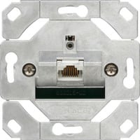 Netzwerk Anschlussdose Kategorie 6A, 1-fach, Schneidklemmtechnik, RJ45 Buchse, Steckdose Retail