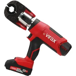 Virax, Presswerkzeug, Elektro-mechanische Presse Viper M2X + V 12-14-16-18-22 + 2 Akkus (Rohrpresse)