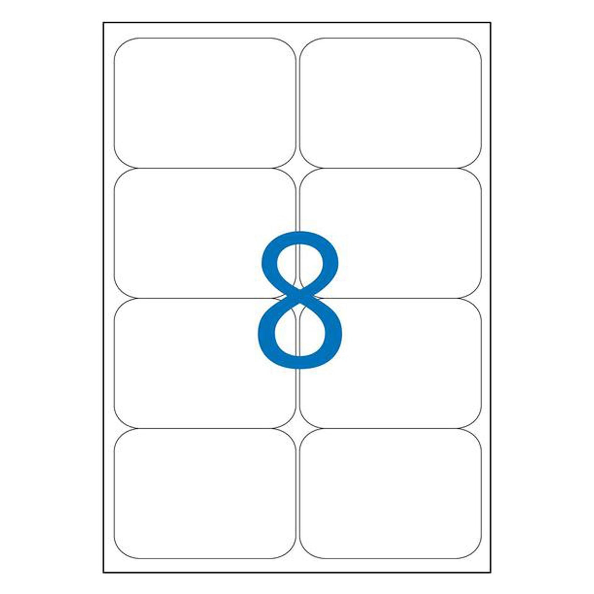 Apli Wetterfeste Etiketten, 99,1 x 67,7 mm, transparent (119025)