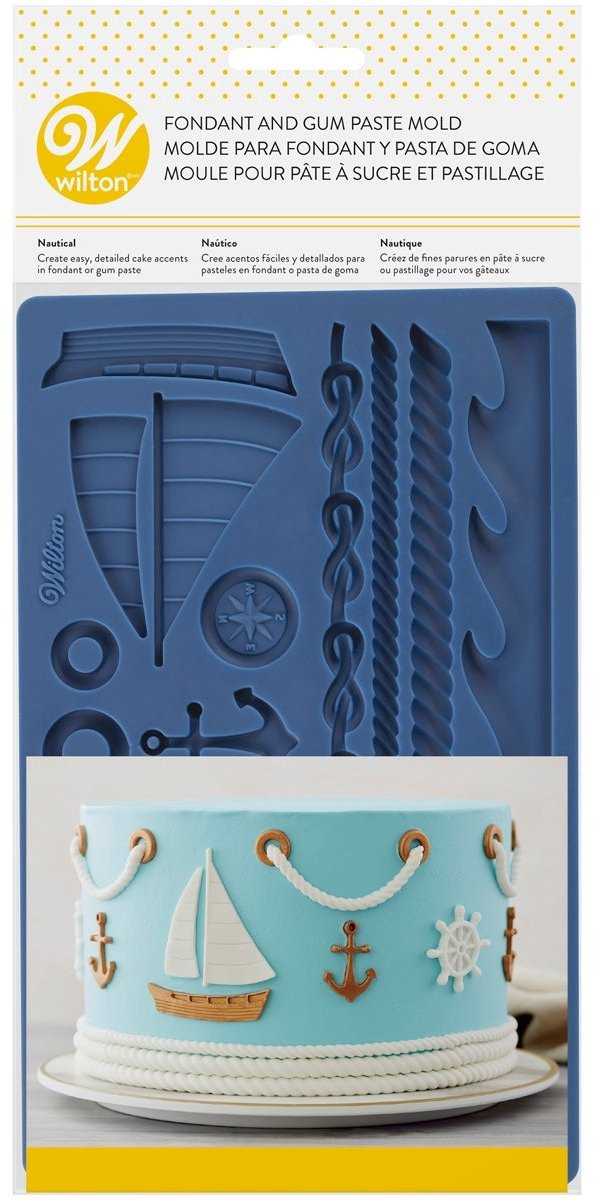 Wilton Siliconen Mal Boot Thema voor Fondant en Gum Paste