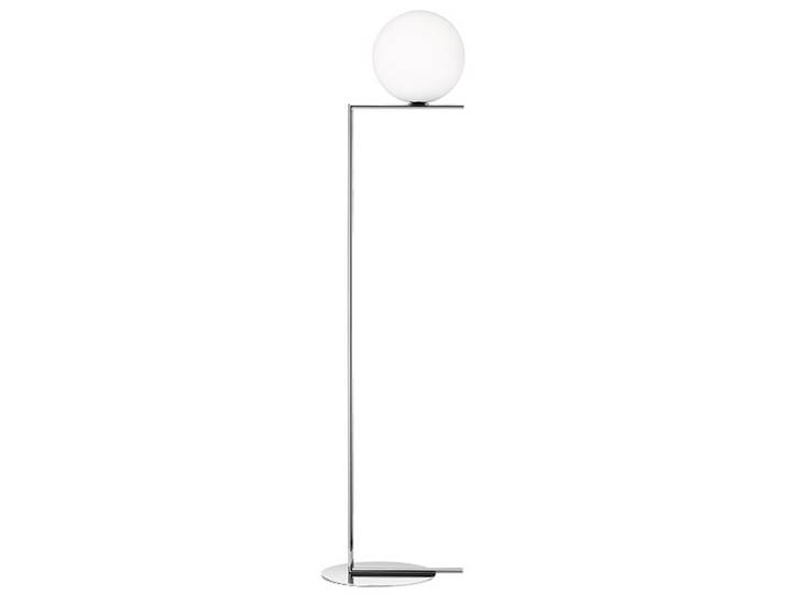 FLOS lampadaire IC F2 (Acier chromé - Verre soufflé et métal)