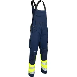 KÜBLER REFLECTIQ Latzhose Klasse 1 warngelb/dunkelblau 44 - 3208 8340-3448-44 - warngelb/dunkelblau
