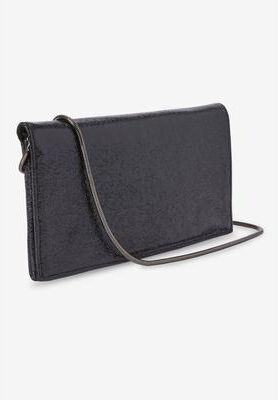 Women's Glitter Clutch by Accessories For All in Black