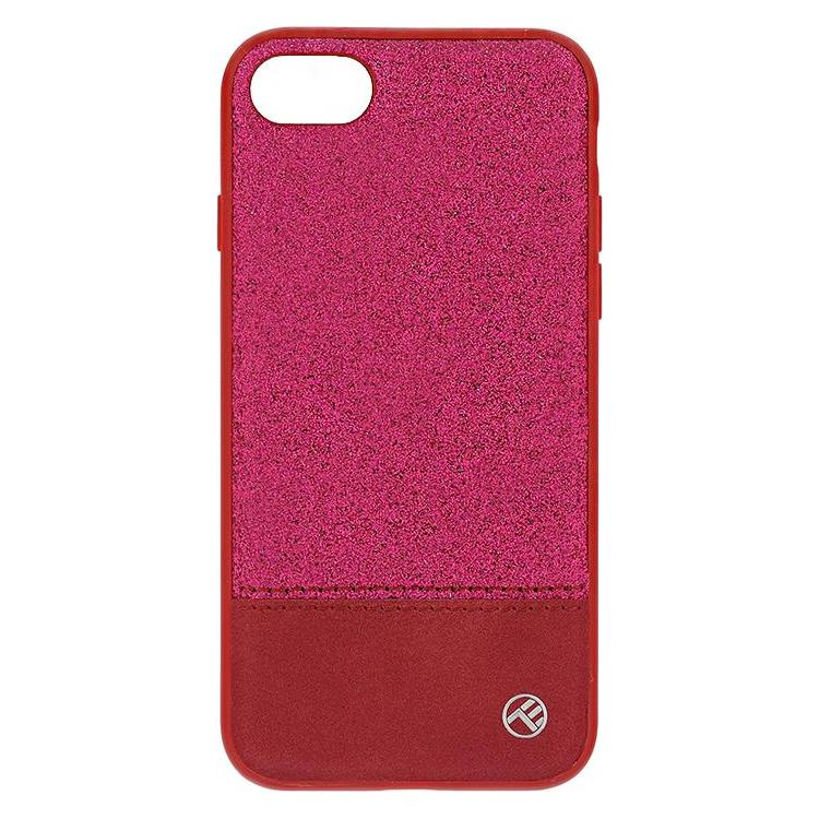 Tellur Cover Synthetic Leather Glitter II for iPhone 8 pink (Apple iPhone 7, Apple iPhone 8) (TLL121174)