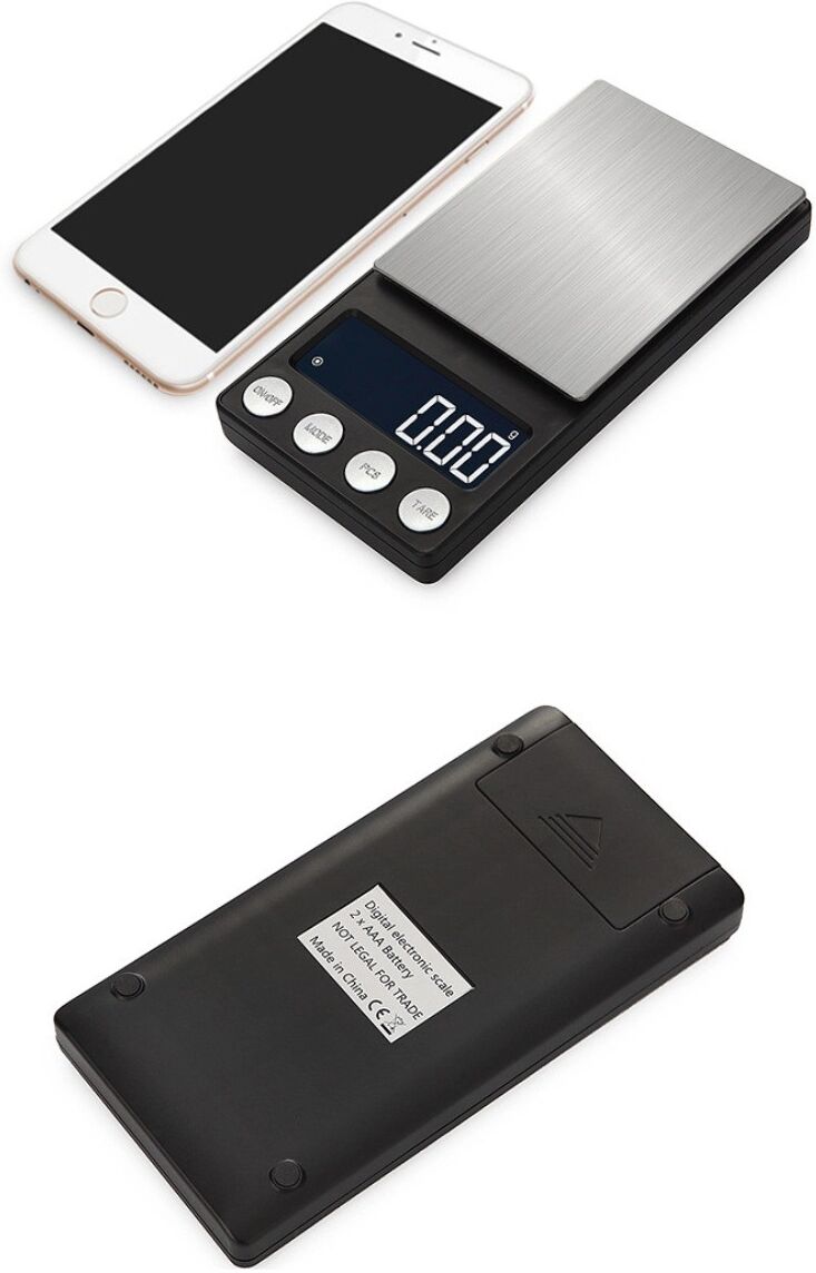 INF Schmuckwaage 50g/0.001g – tragbare, batteriebetriebene Taschen-Präzisionswaage mit Multi-Einheiten g/oz/ozt/dwt/ct/gn