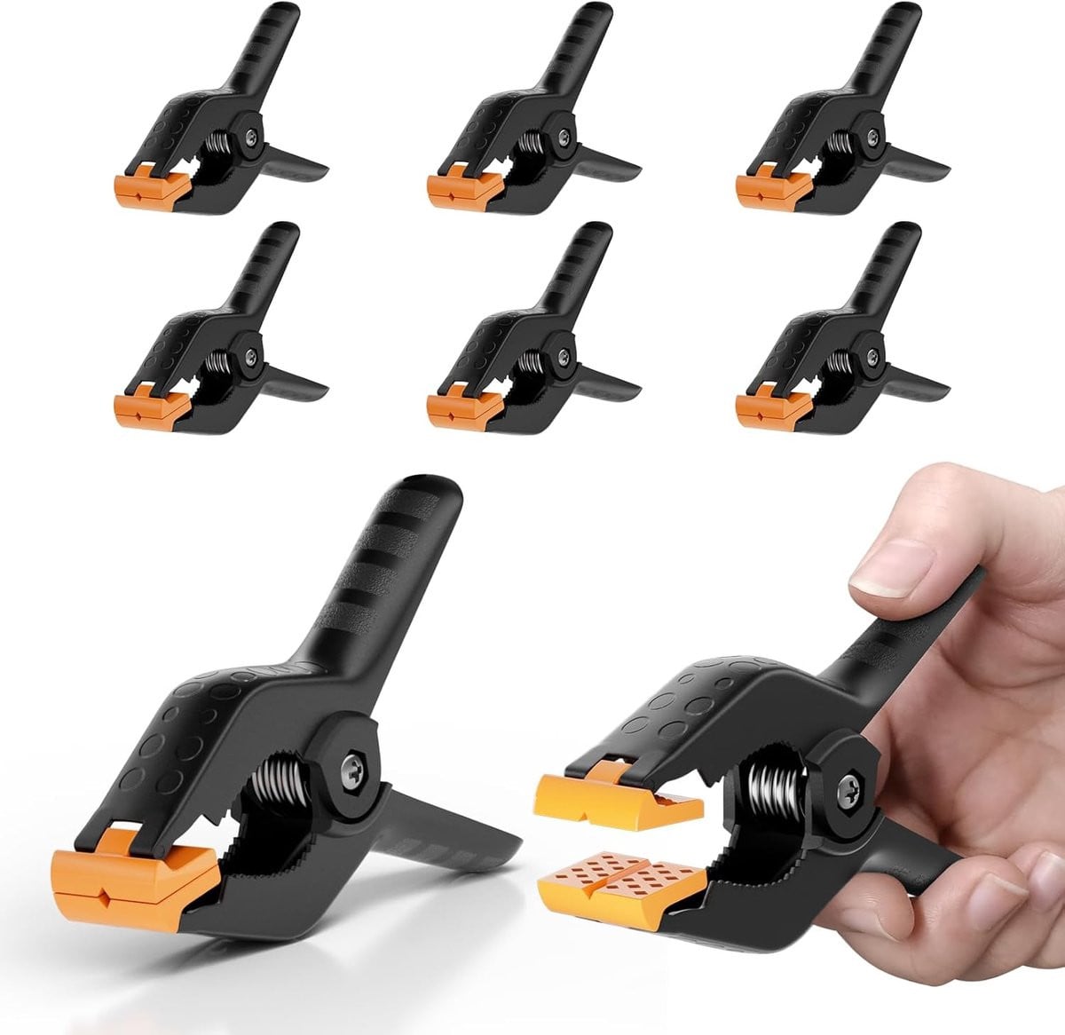 6-Pak Veerklemmen 4,5 inch - Professionele Achtergrond Klem voor Fotografie