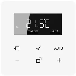 Jung CD1790DWW LB-Management Raumthermostat-Display, Serie CD, alpinweiß CD 1790 D WW