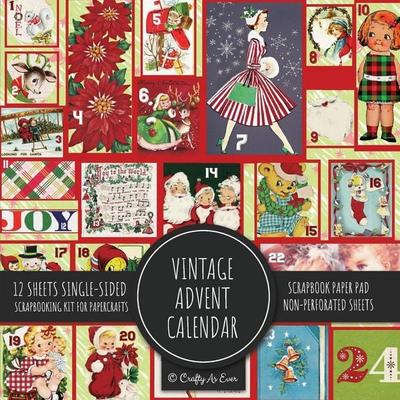 Vintage Advent Calendar Scrapbook Paper Pad, Taschenbuch von Crafty As Ever, Crafty As Ever, 978-1-63657-219-2