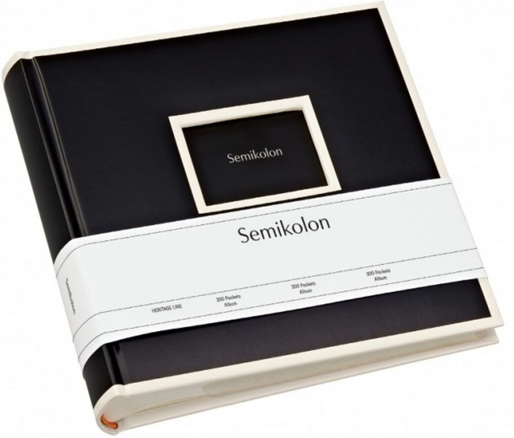 Semikolon 200 Pockets Album 351136 black