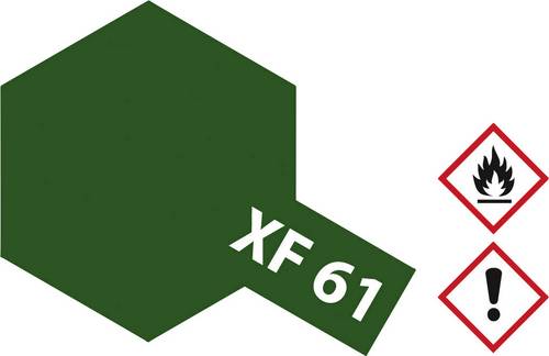 Tamiya Acrylfarbe Dunkelgrün (matt) XF-61 Glasbehälter 23ml