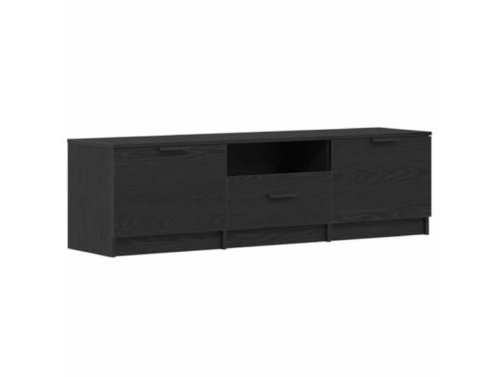 hliofuir TV-Schrank mit Schubladen 140x35x40 cm Lowboard Holzwerkstoff Modernes Fernsehmöbel für Wohnzimmer und Schlafzimmer mit praktischem Stauraum sowie langlebigen Stahlgriffen.
