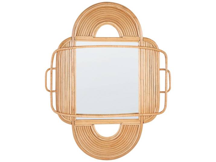 WANDSPIEGEL Rattan naturfarben 70/90 cm Alcorn
