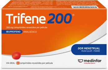 Trifene Comprimidos 200mg Dor e Febre 60 comprimidos