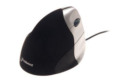 Vertikalmaus Evoluent Standard Right Hand Model, 3-Tasten-Maus, Scroll-Rad, Kabel