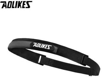 Uplifted Finds AOLIKES Adjustable Silicone Sports Sweatband And Non Slip Running Headband (1 PC) black