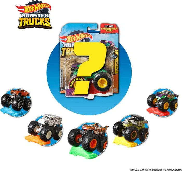 Hot Wheels Monster Trucks Stunts, 1 Stk