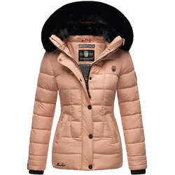 MARIKOO Damen Outdoor Winter Steppjacke mit abnehmbarer Kapuze Qesraa