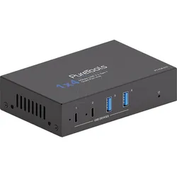 PURE PT-HUB-010 - USB 5 Gb/s, 4-Port Industrie Hub, 2xA, 2x C