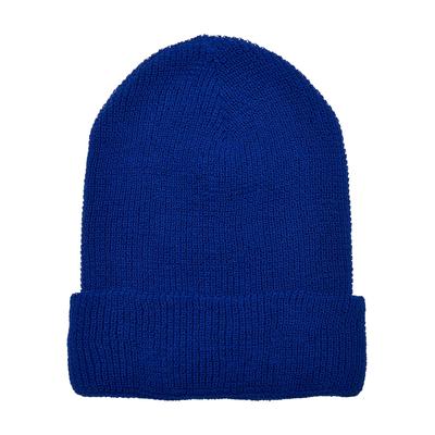 Beanie FLEXFIT "Flexfit Accessoires Recycled Yarn Waffle Knit Beanie", Herren, Gr. onesize, blau (royalblau), Kunstfaser, Mützen Beanie