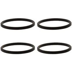 WamSter® 4 Zentrierringe 79,5mm - 71,5mm M-System dunkelbraun