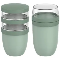 Mepal Ellipse Lunchpot-Set XL 2-teilig - Nordic Sage