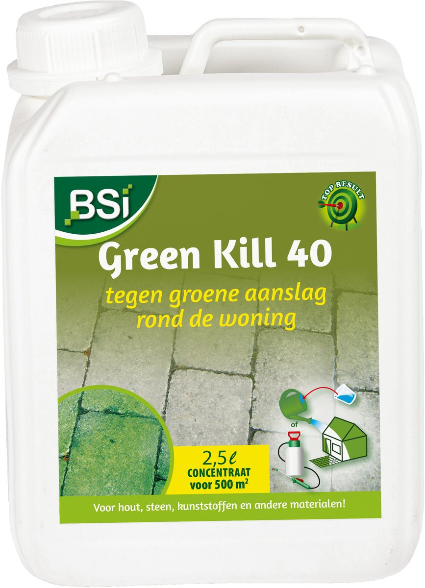 BSI Green Kill 40 tegen groene aanslag voor 500 m2, 2,5 l