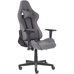 BÜROSTUHL Polyester Grau Warrior