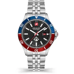 SWISS MILITARY HANOWA - FLAGSHIP X - Metallarmband - black dial