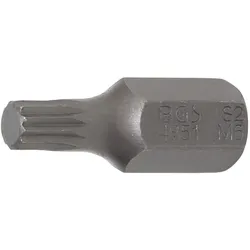 BGS Bit Antrieb Außensechskant 10 mm (3/8") Innenvielzahn (für XZN) M6 - 4851